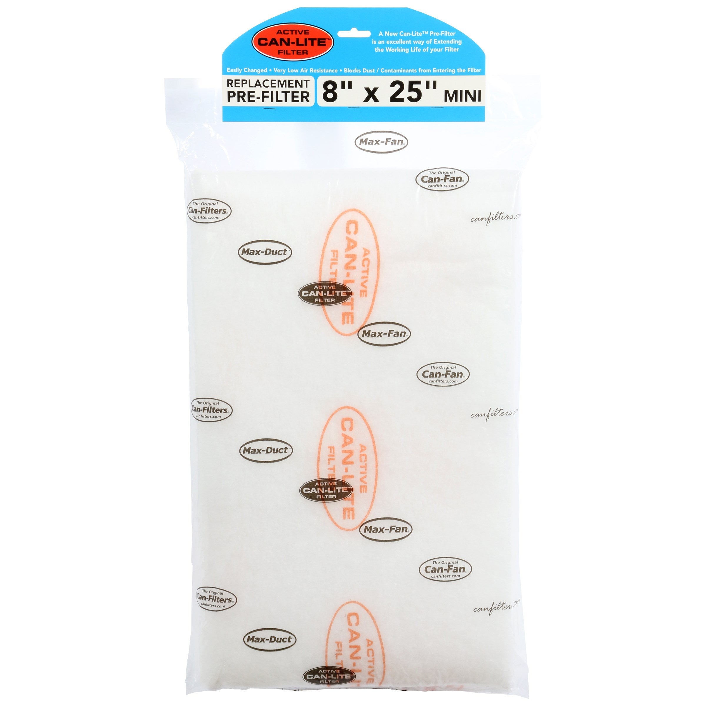 Can-Lite 8in Mini (Packaged) Pre-Filter (15/CS)
