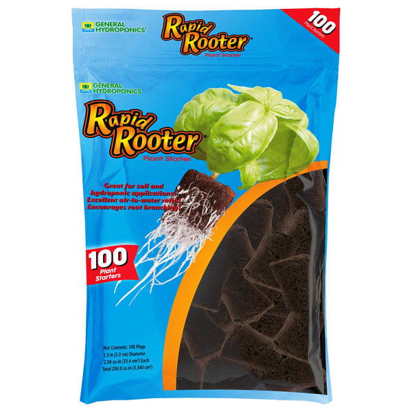 General Hydroponics 100pk Rapid Rooter Replacement Plugs (12/CS)