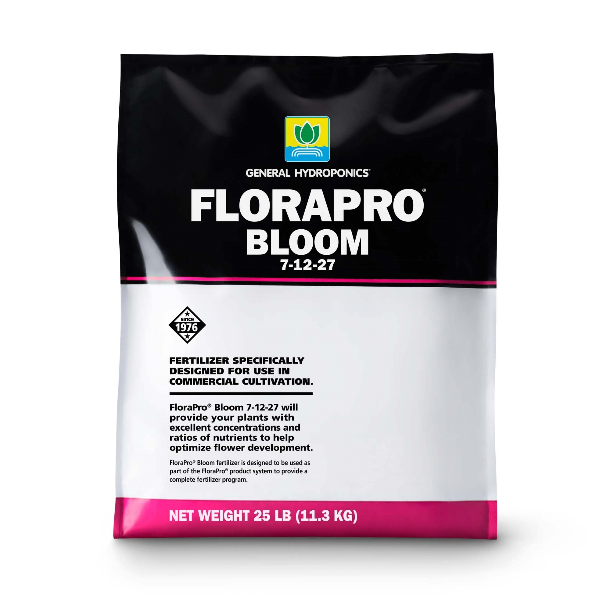 General Hydroponics 25# FloraPro Bloom 7-12-27 (80/PL)