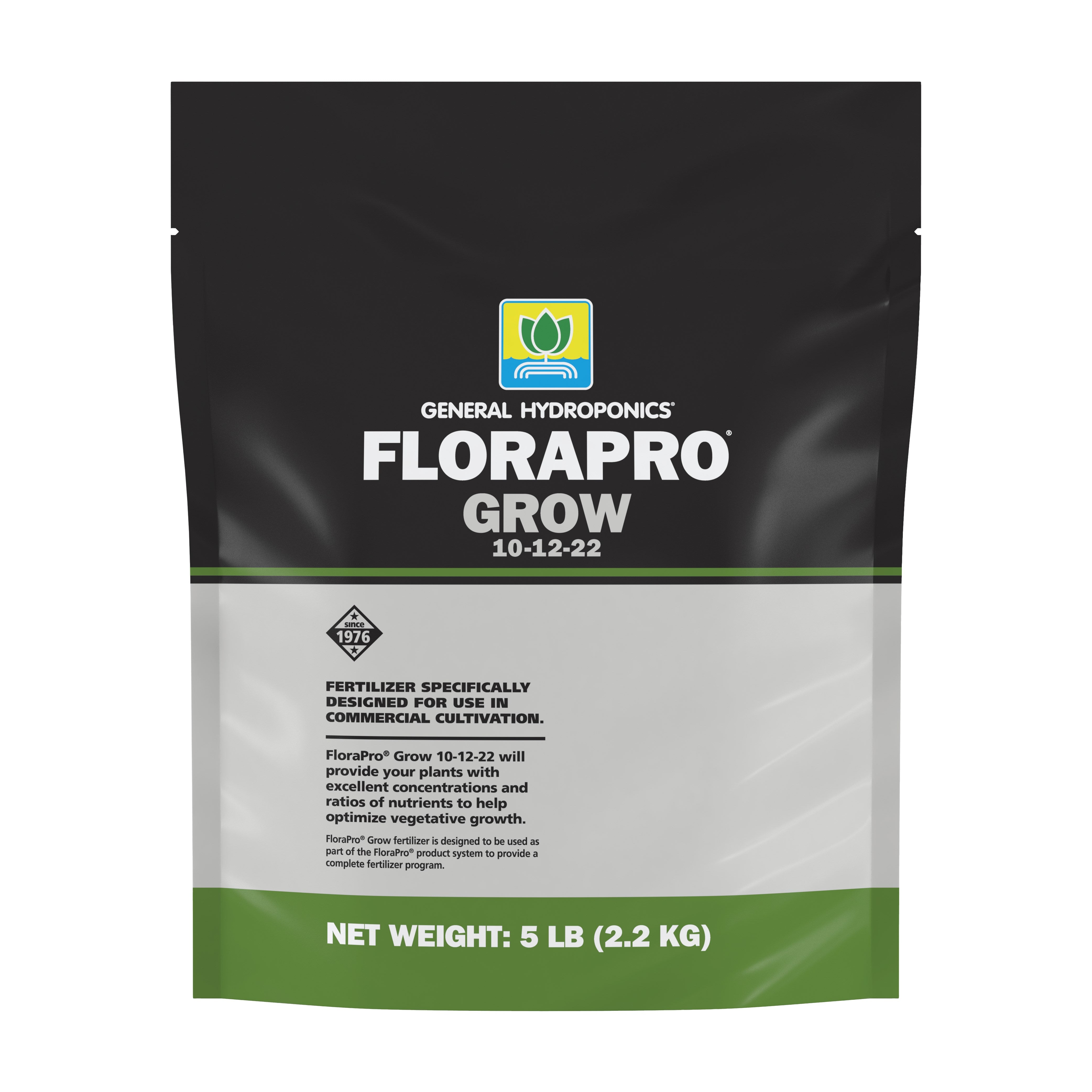 General Hydroponics 5# FloraPro Grow 10-12-22 (6/CS)
