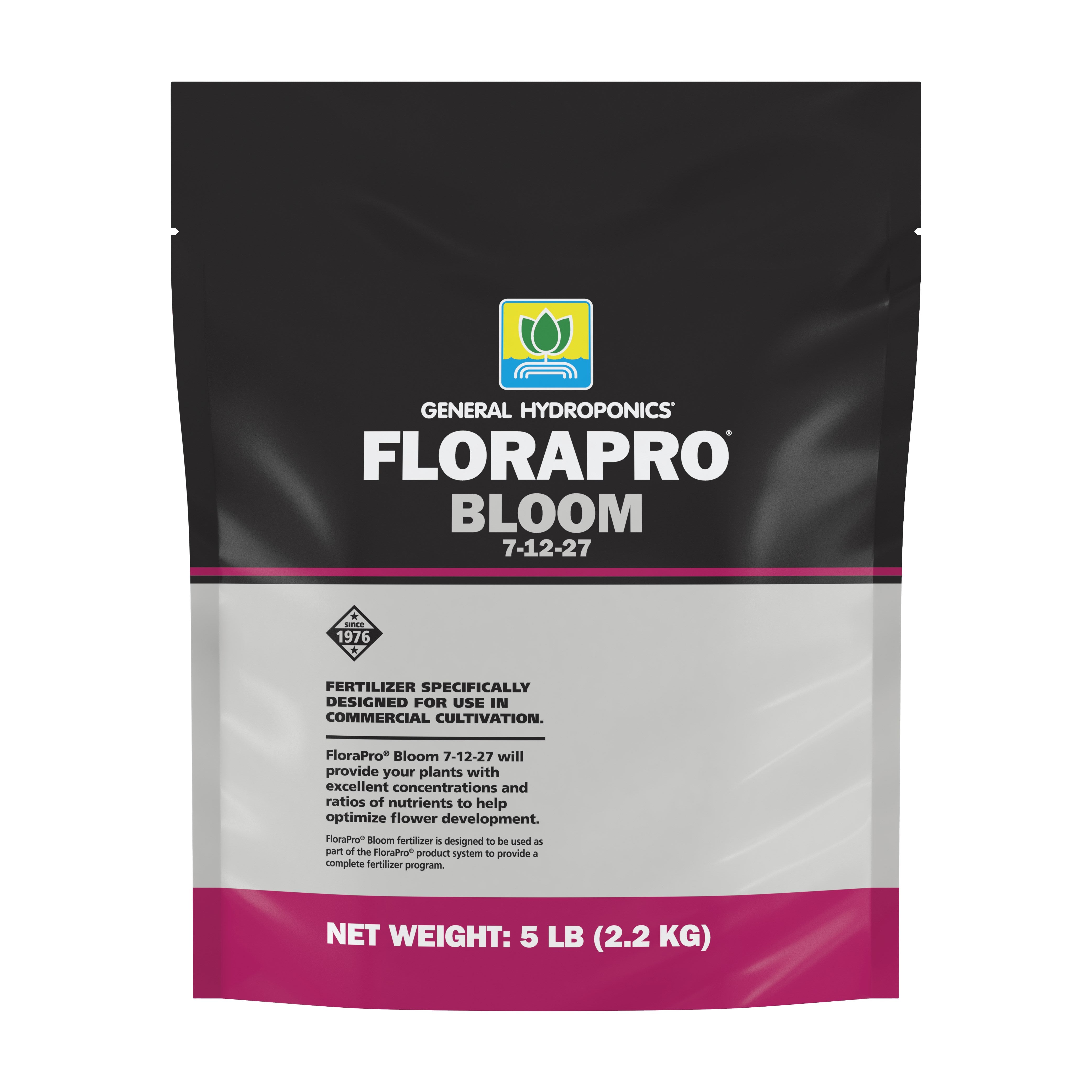 General Hydroponics 5# FloraPro Bloom 7-12-27 (6/CS)