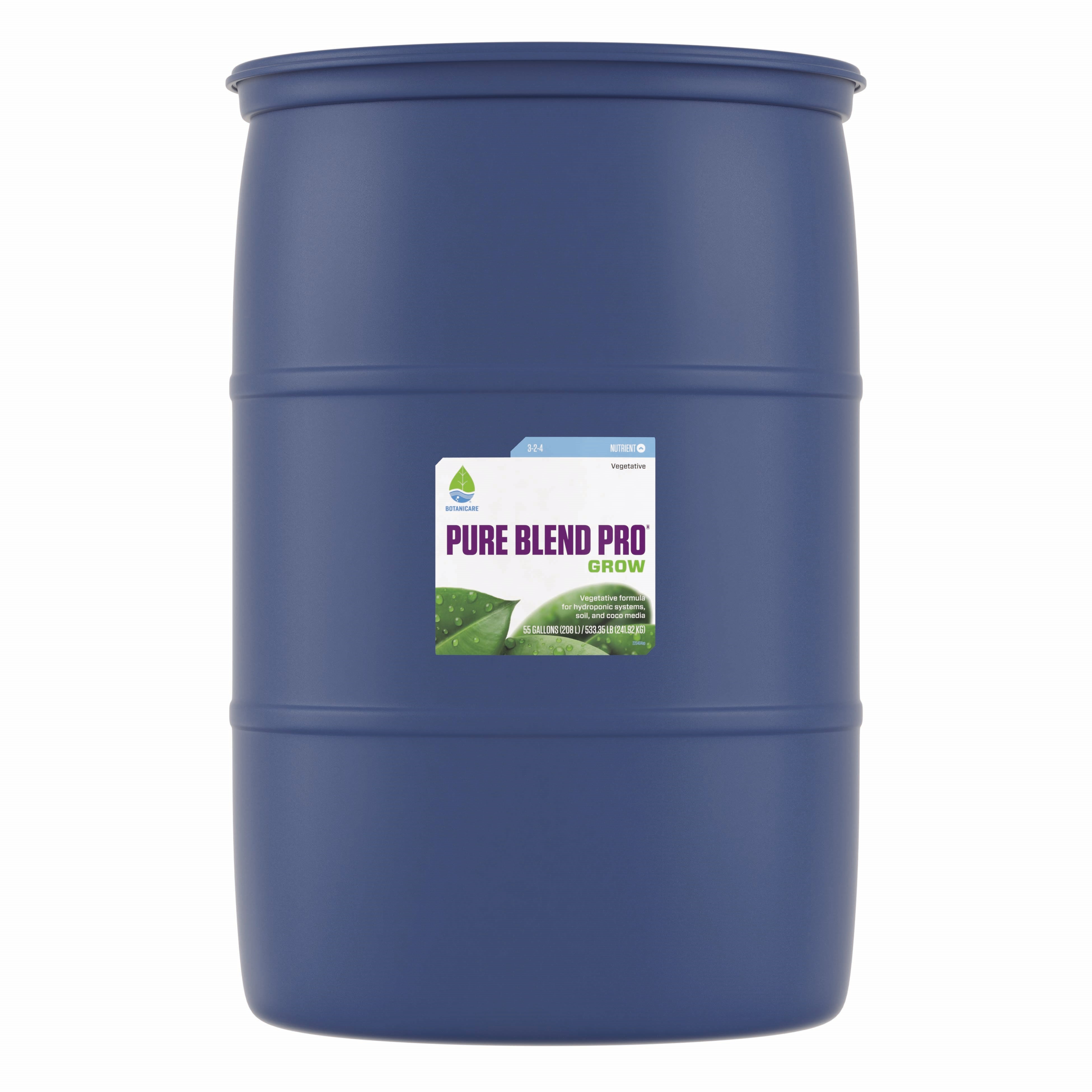 Botanicare 55gal Pure Blend Pro Grow 3-2-4 (4/PL)