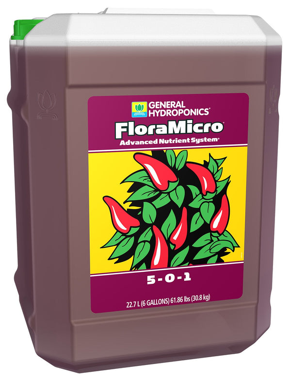 General Hydroponics 6gal FloraMicro 5-0-1 (48/PL)
