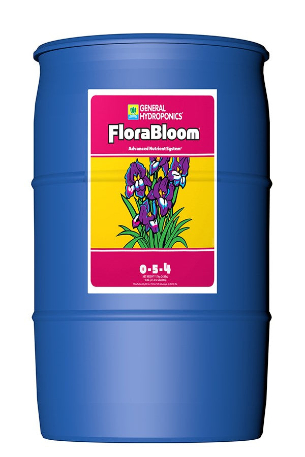 General Hydroponics 55gal FloraBloom 0-5-4 (4/PL)