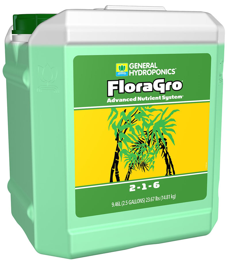 General Hydroponics 2.5gal Flora Gro (2/CS)