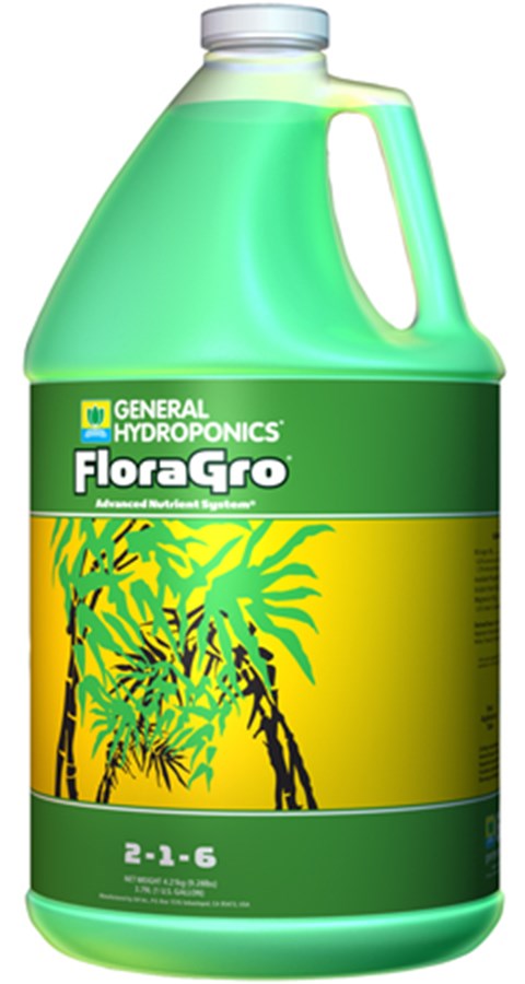 General Hydroponics 1gal Flora Gro (4/CS)