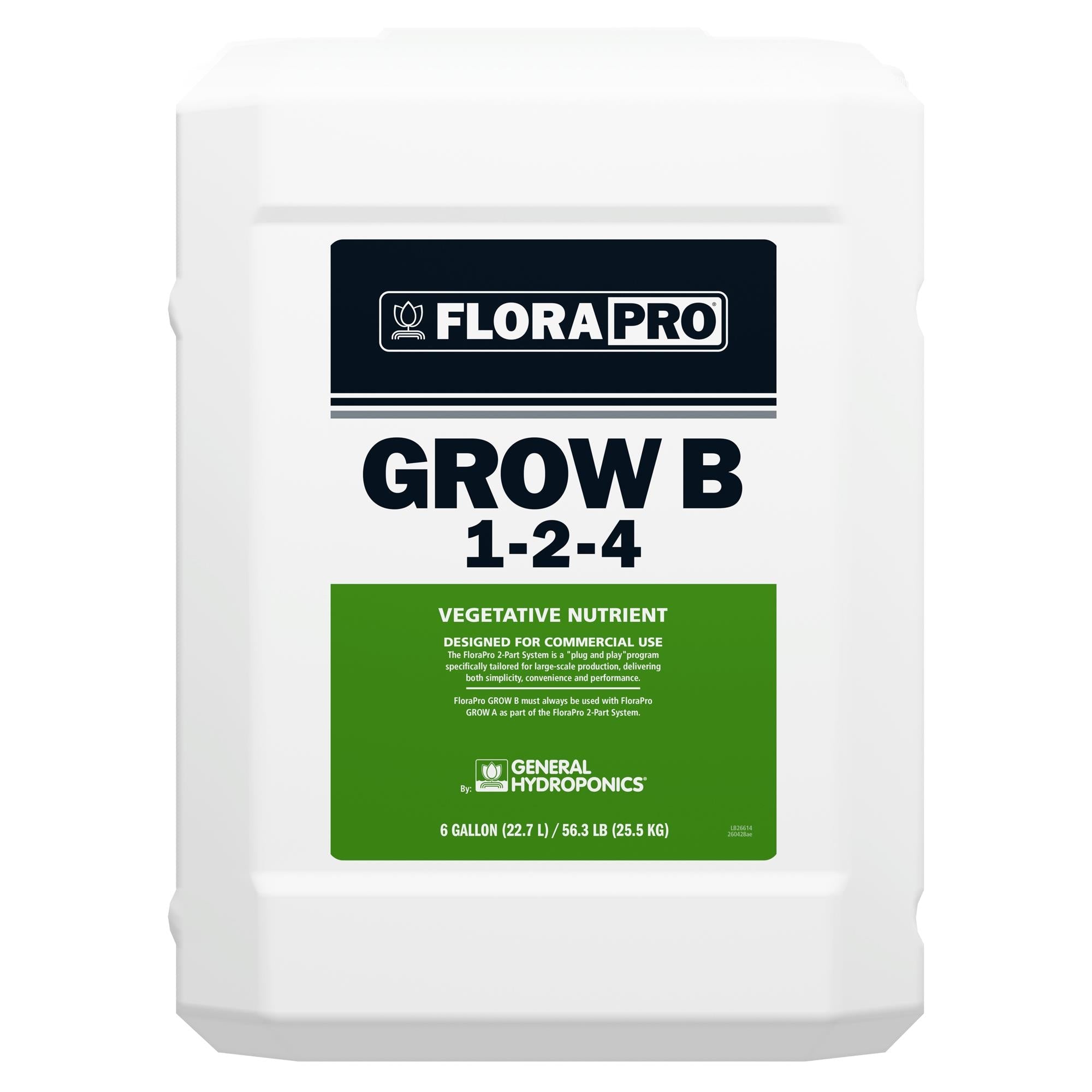 General Hydroponics - FloraPro Grow B Liquid