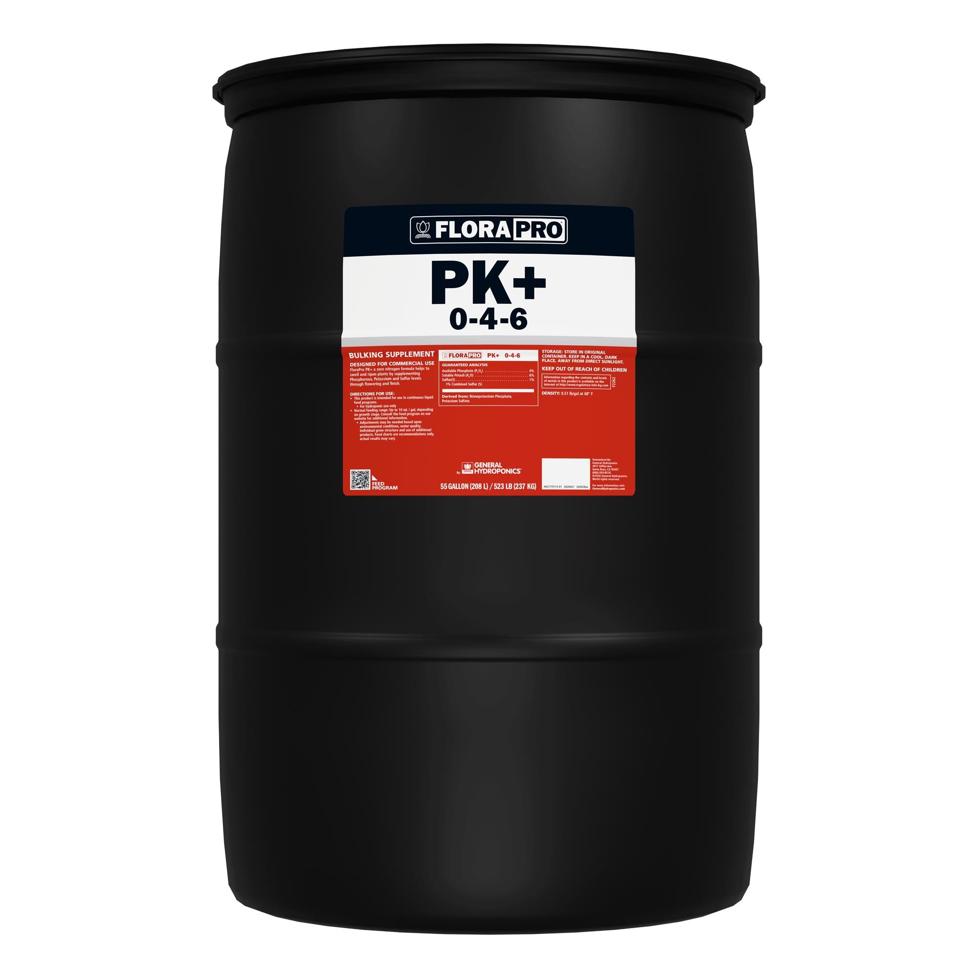 General Hydroponics FloraPro PK+ Liquid 55 Gallon