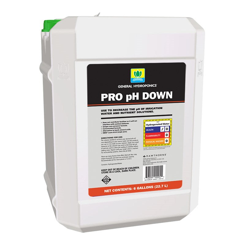 General Hydroponics 6gal PRO pH Down (48/PL)