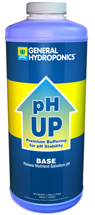 General Hydroponics 32oz pH Up Liquid (12/CS)