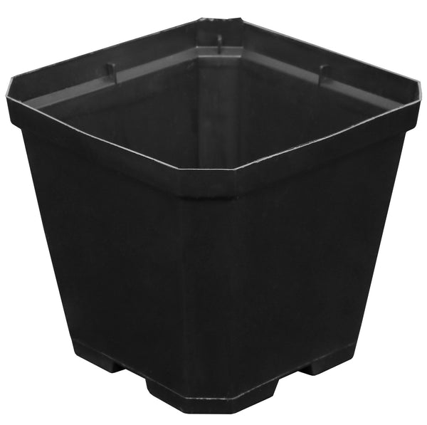 Gro Pro 4 in x 4 in x 3.5 in Plastic Pot Black (960/CS)
