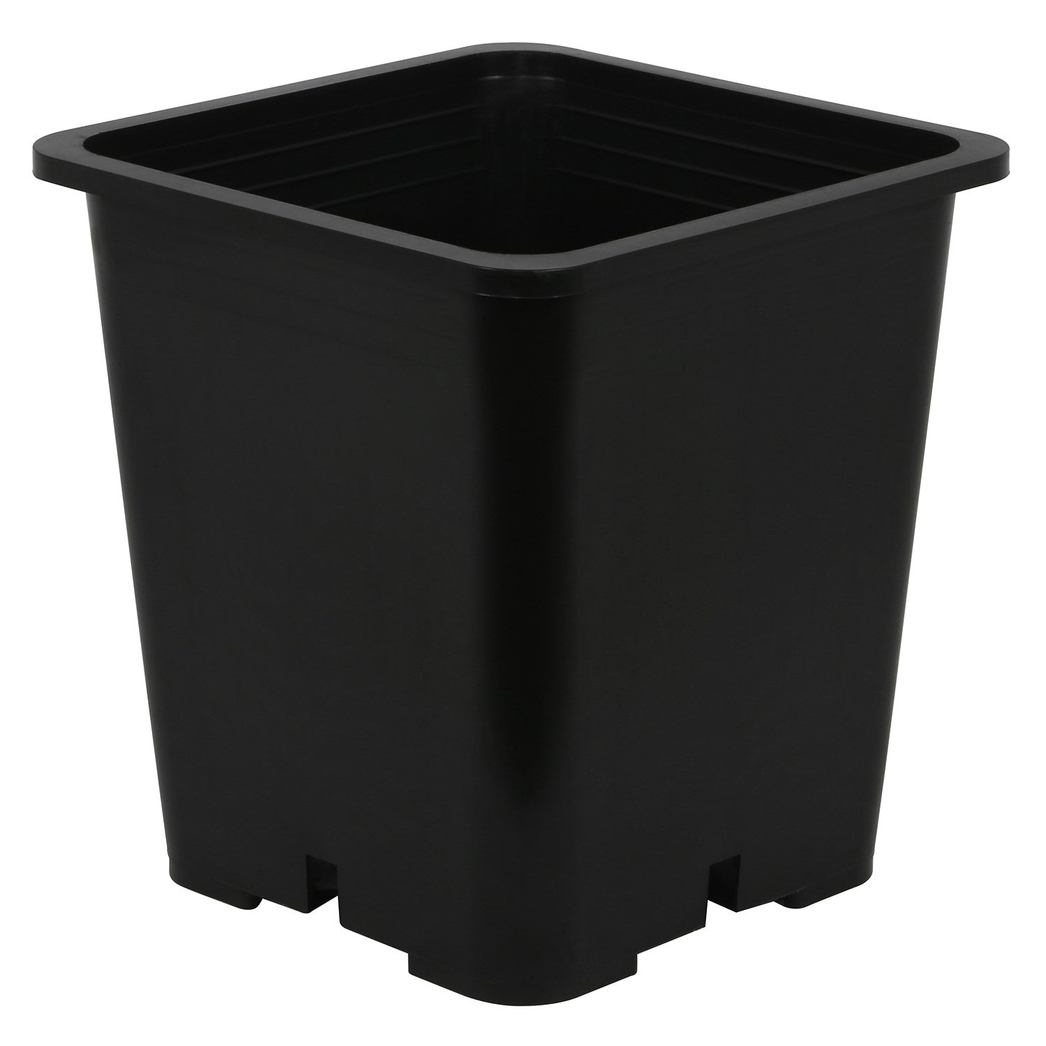 Gro Pro 9in x 9in x 10.5in Premium Square Pot Black (100/CS)
