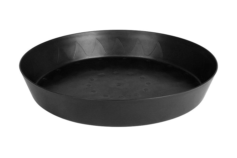 Gro Pro 20in Heavy Duty Saucer w/ Tall Sides Black (10/CS)
