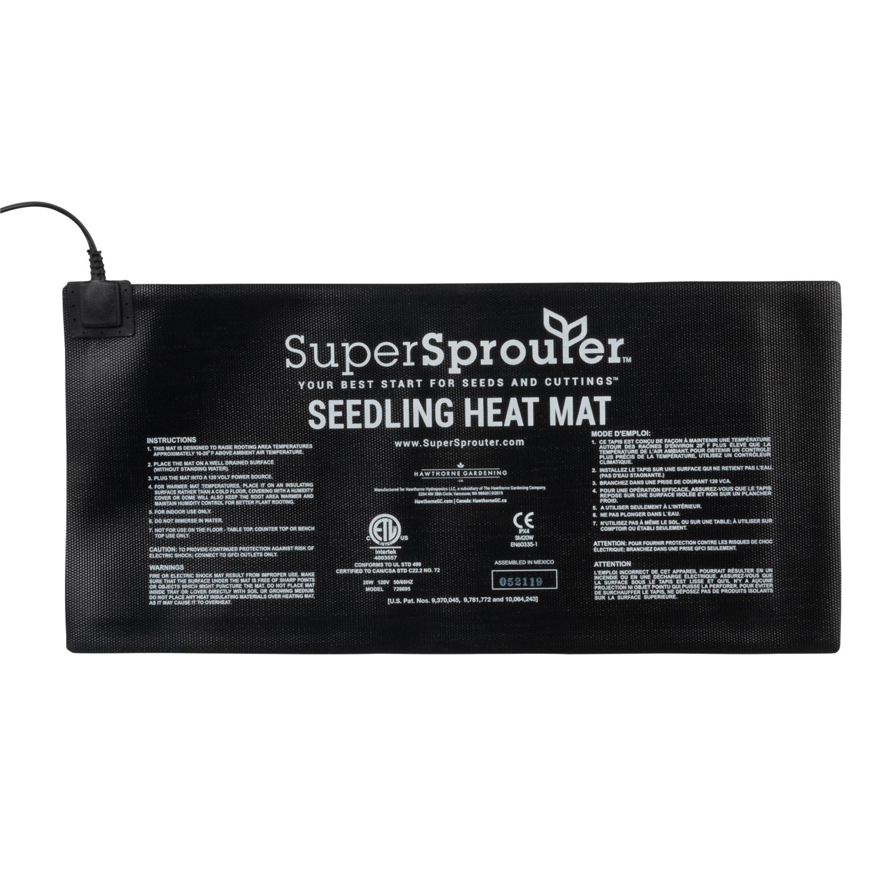 Super Sprouter - Seedling Heat Mat