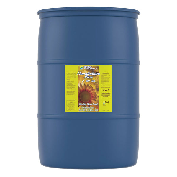 General Hydroponics 55gal Floralicious Plus 2-0.8-0.5 (4/PL)
