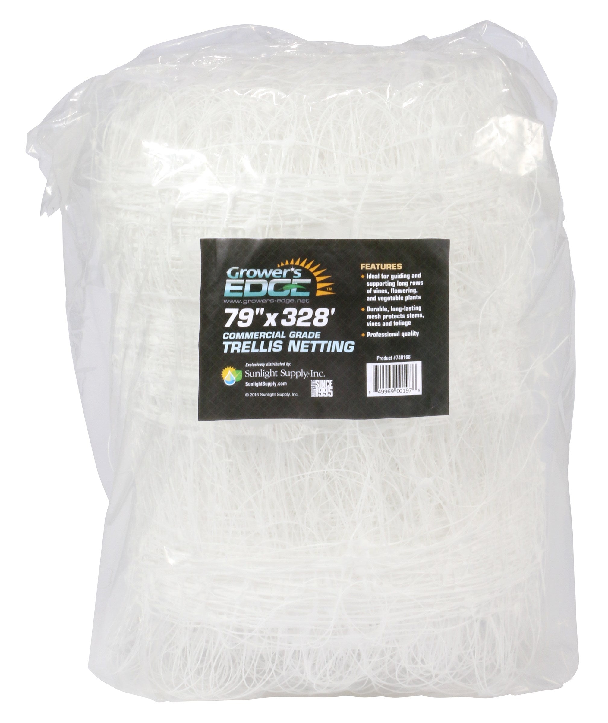 Grower's Edge 6.5ft x 328ft Commercial Grade Trellis Netting (6/CS)