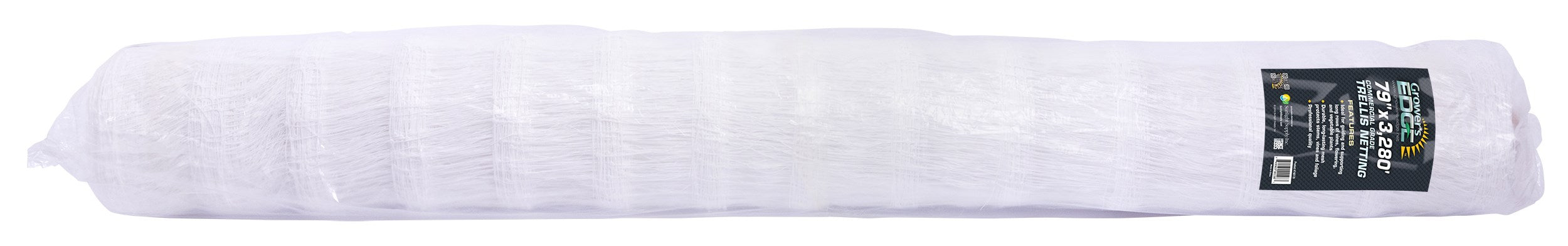 Grower's Edge 6.5ft x 3280ft Commercial Grade Trellis Netting Bulk Roll (25/PL)