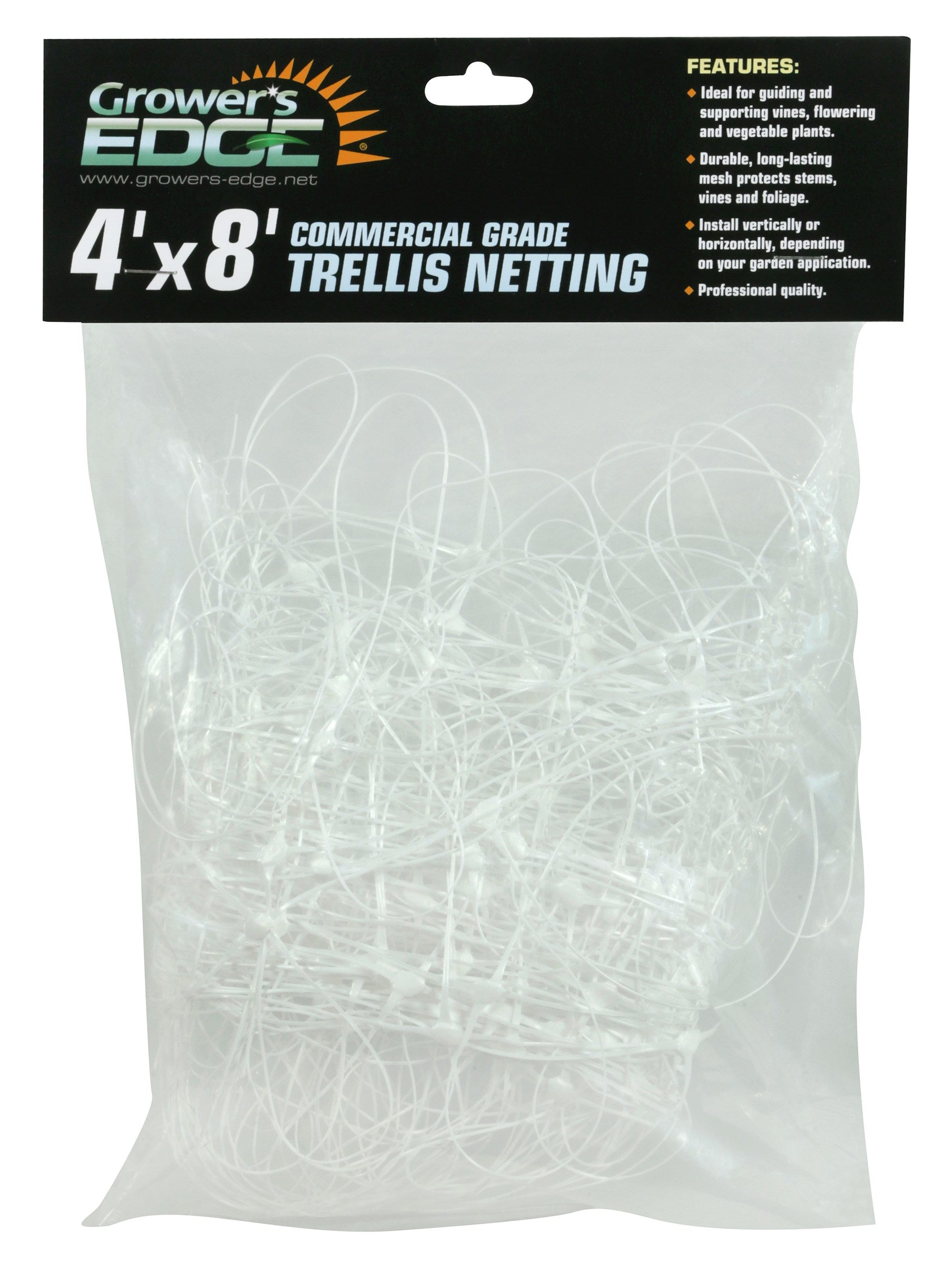 Grower's Edge 4ft x 8ft Commercial Grade Trellis Netting (30/CS)