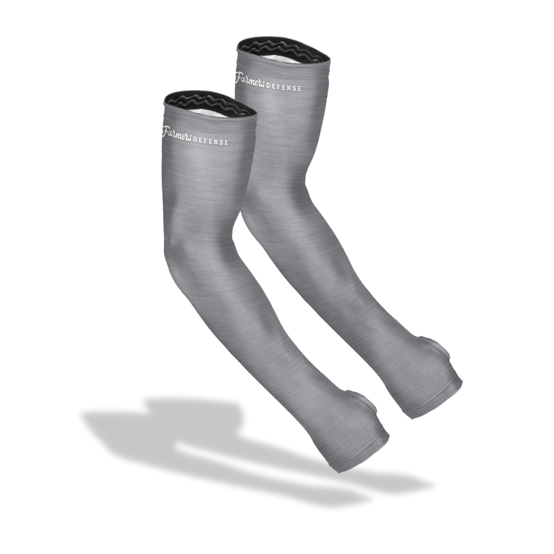 Farmers Defense - Protection Sleeves - Heather Grey
