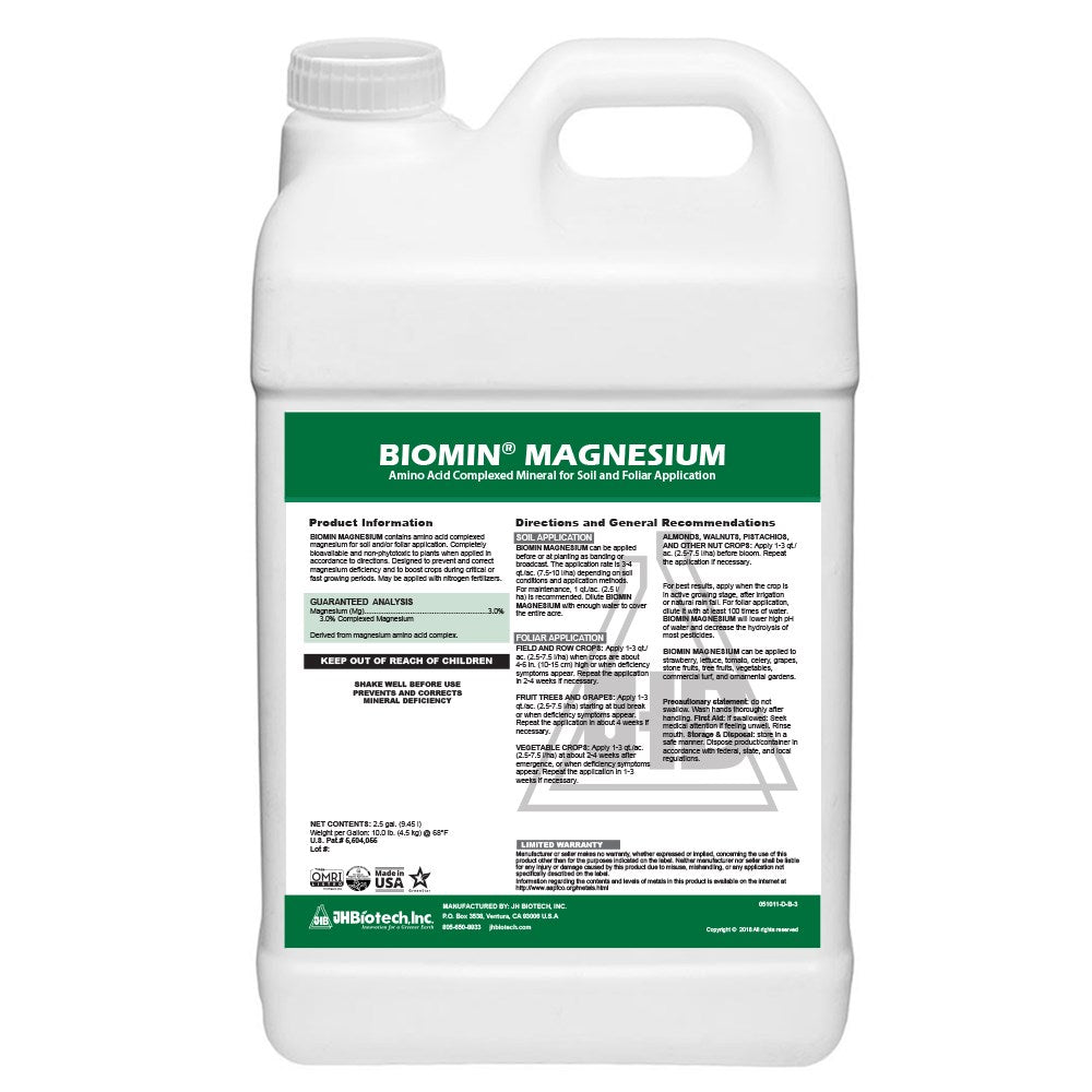 JH Biomin Magnesium 3% 2.5Gl (2/CS) OMRI