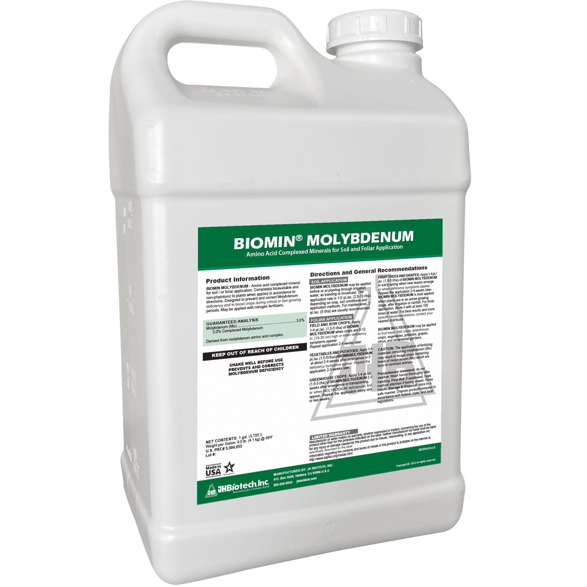 JH Biomin Molybdenum 3% 2.5Gl (2/Cs)