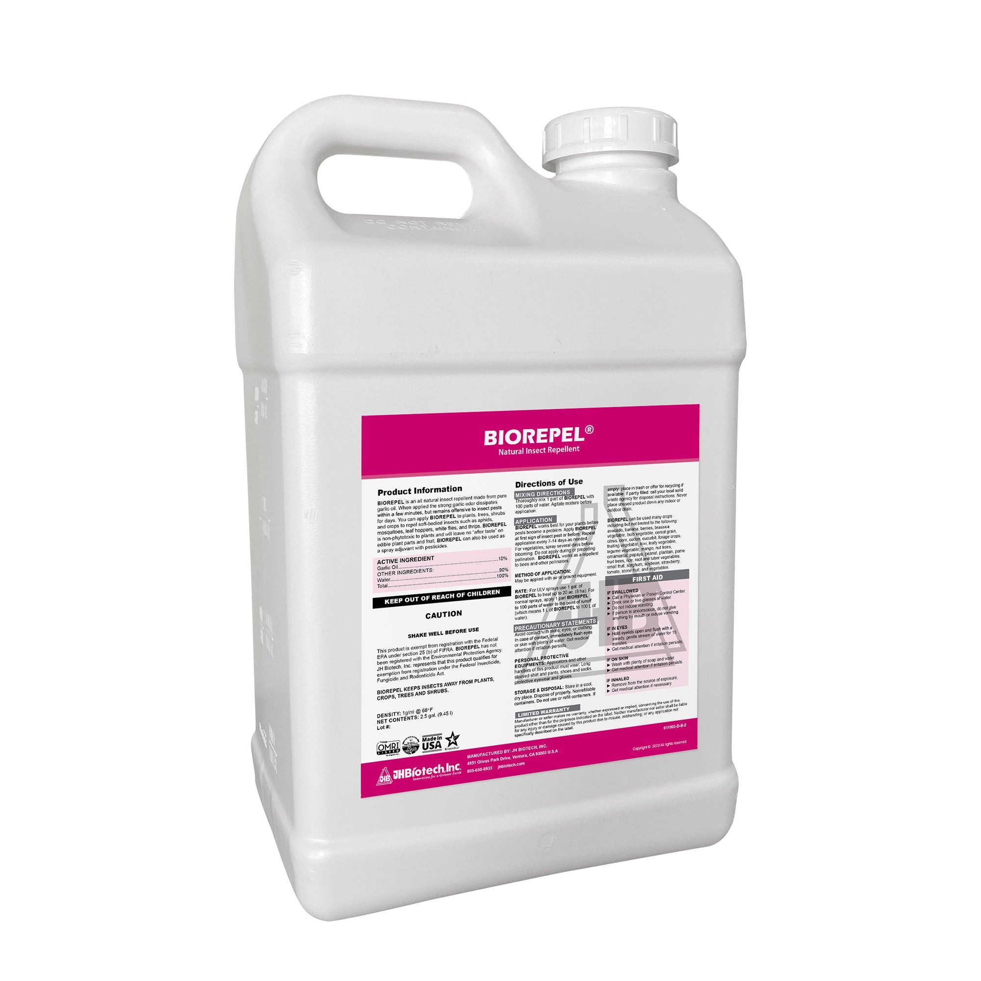 JH Biotech Bio Repel 2.5 Gal