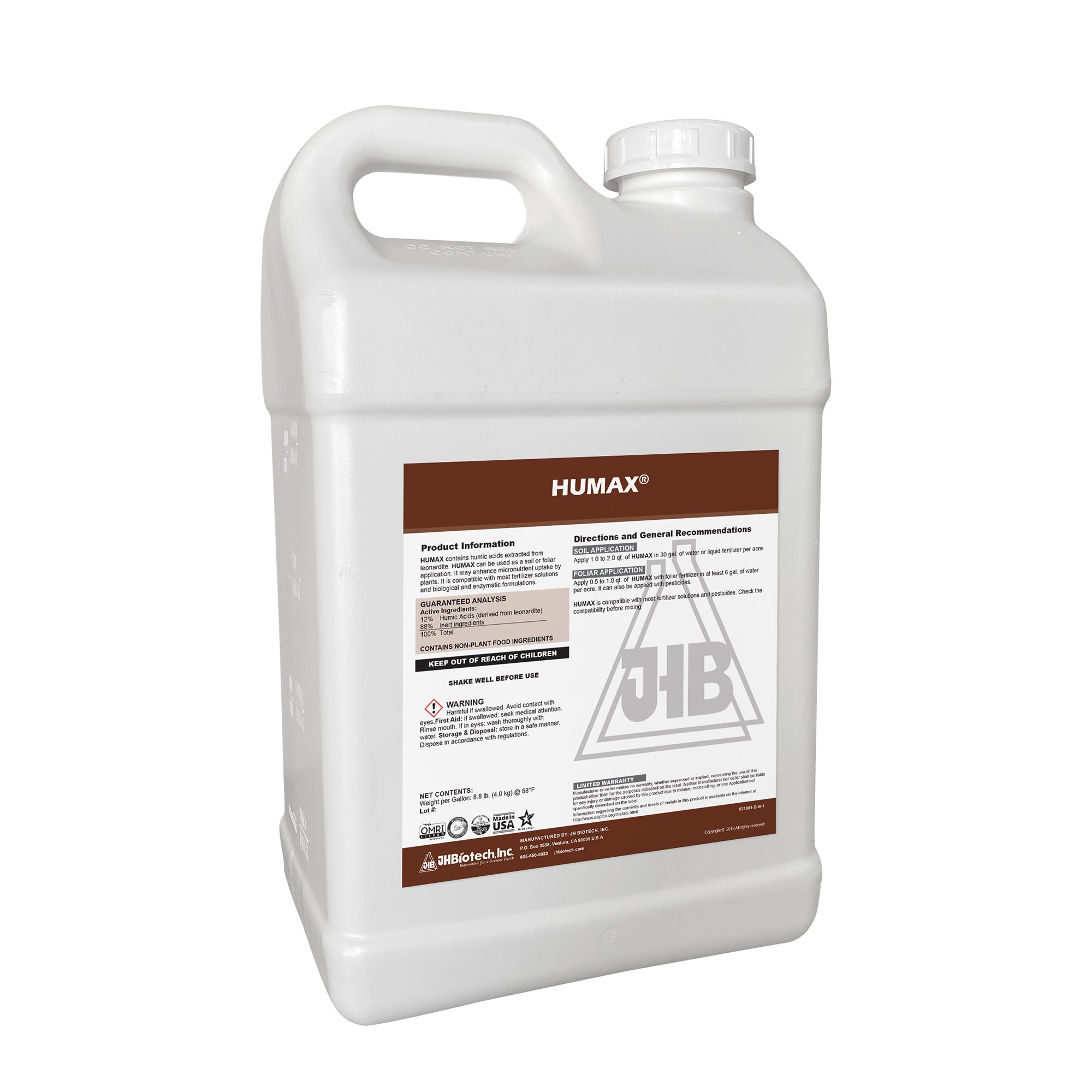 JH Biotech Humax 2.5 Gal