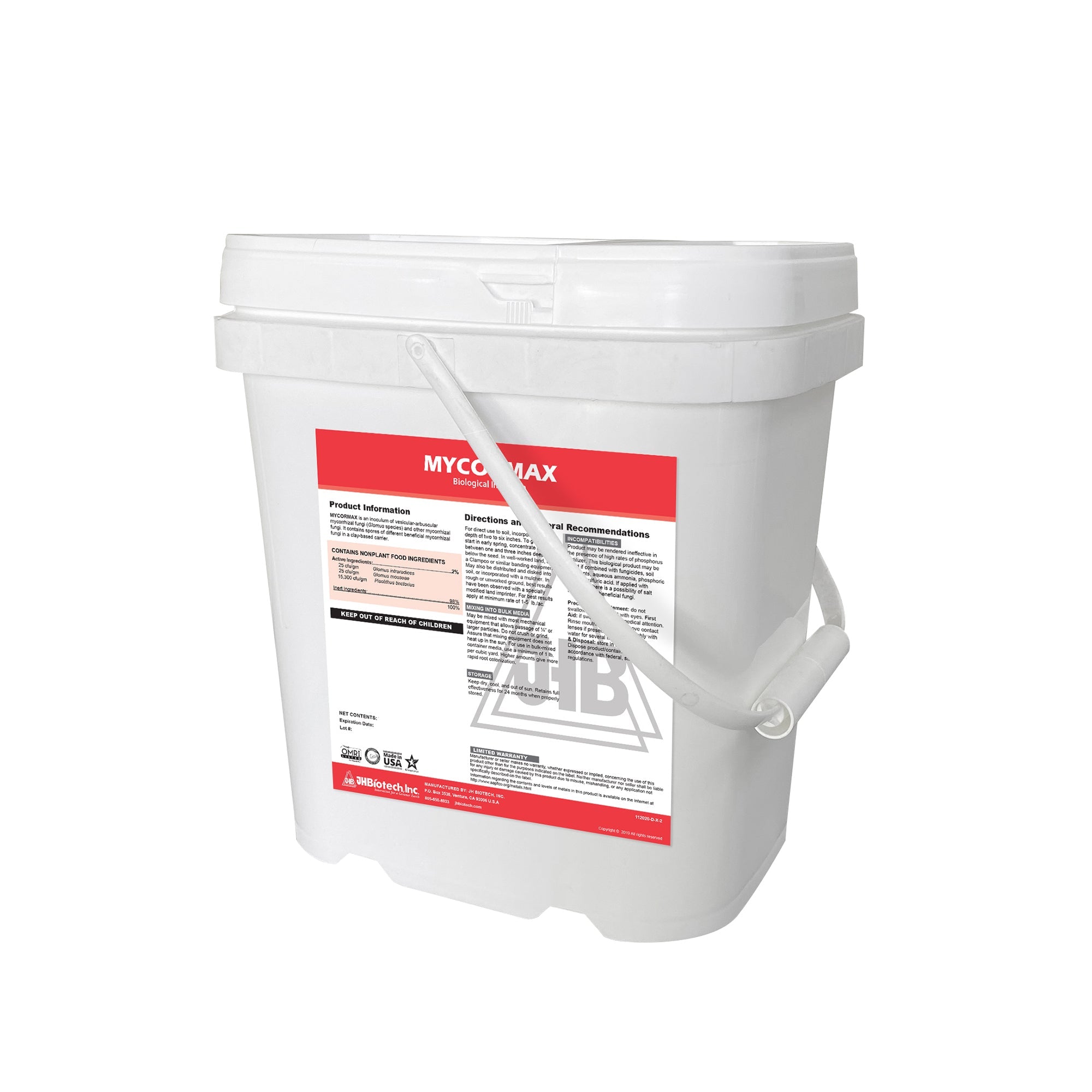 JH Biotech Mycormax 5 lb Pail