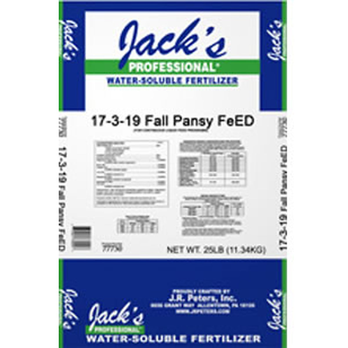 Jack's Professional 17-3-19 Fall Pansy FeED