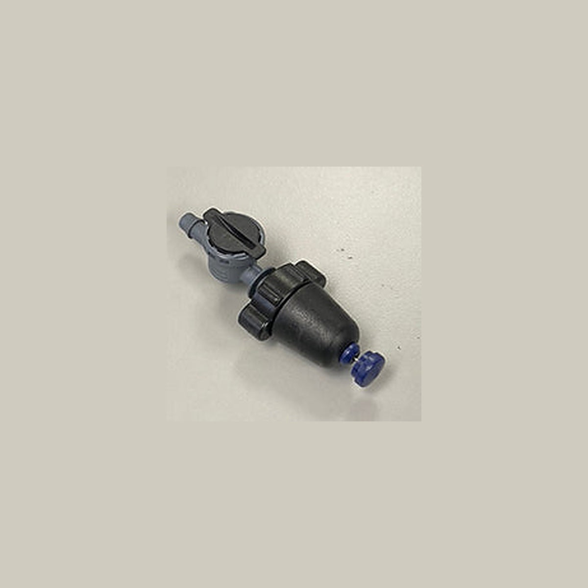 Dramm JetRain 360 Degree Complete Nozzle with Clean Out Check Valve - JRLPC-B-BL