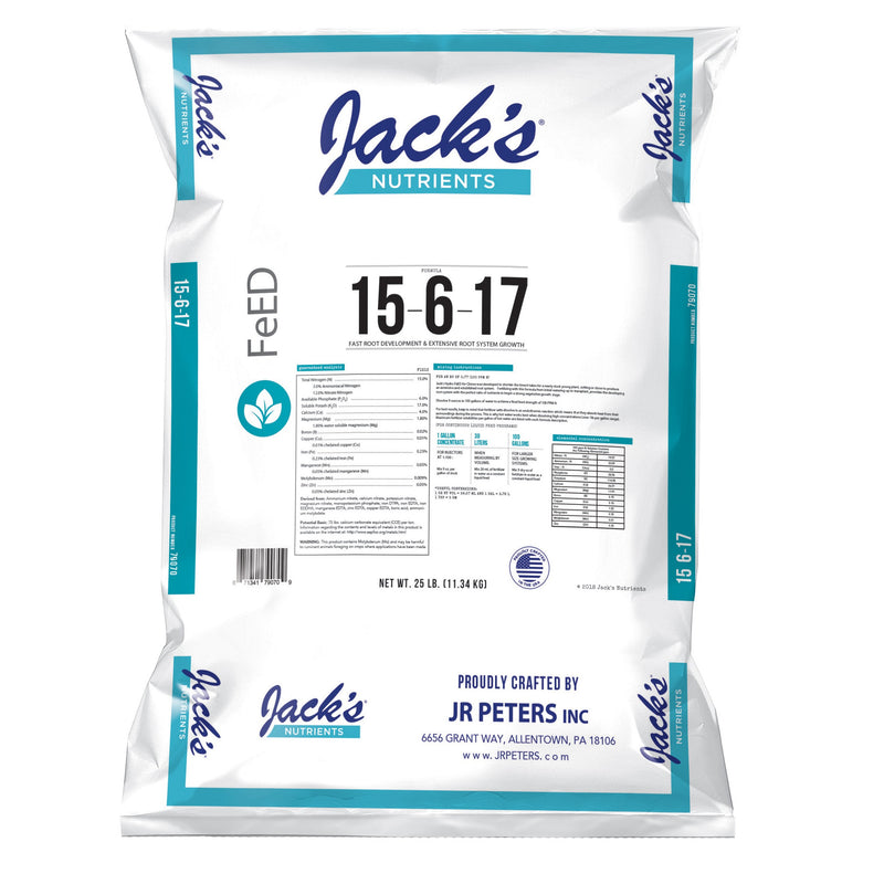 Jacks 15-6-17 Clone Starter 25Lb (80/Pl)