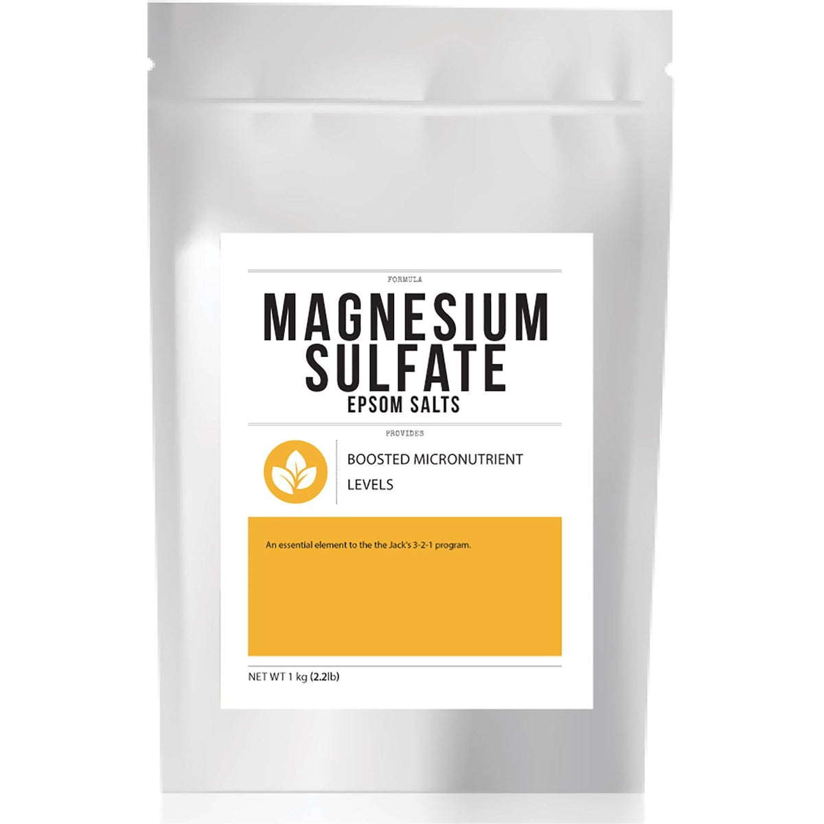 Jack's Nutrients Boost Magnesium Sulfate Epsom Salts