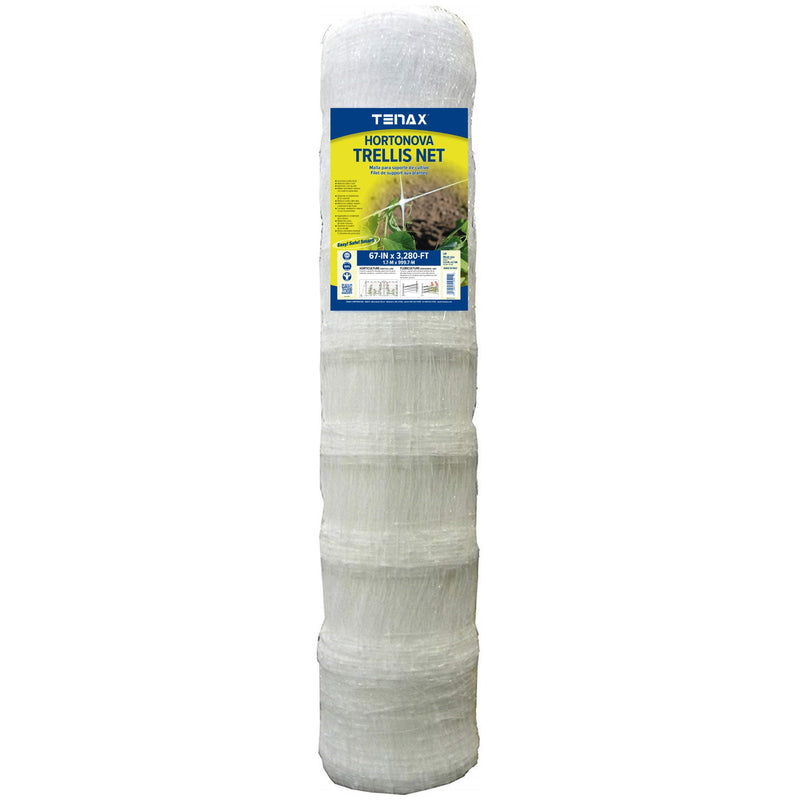Tenax 67"x3280' Plant Trellis Net Hortonova 5.9"x6.7" Mesh