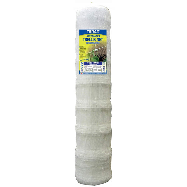 Tenax 79"x500'  Plant Trellis Net Hortonova 5.9"x6.7" Mesh