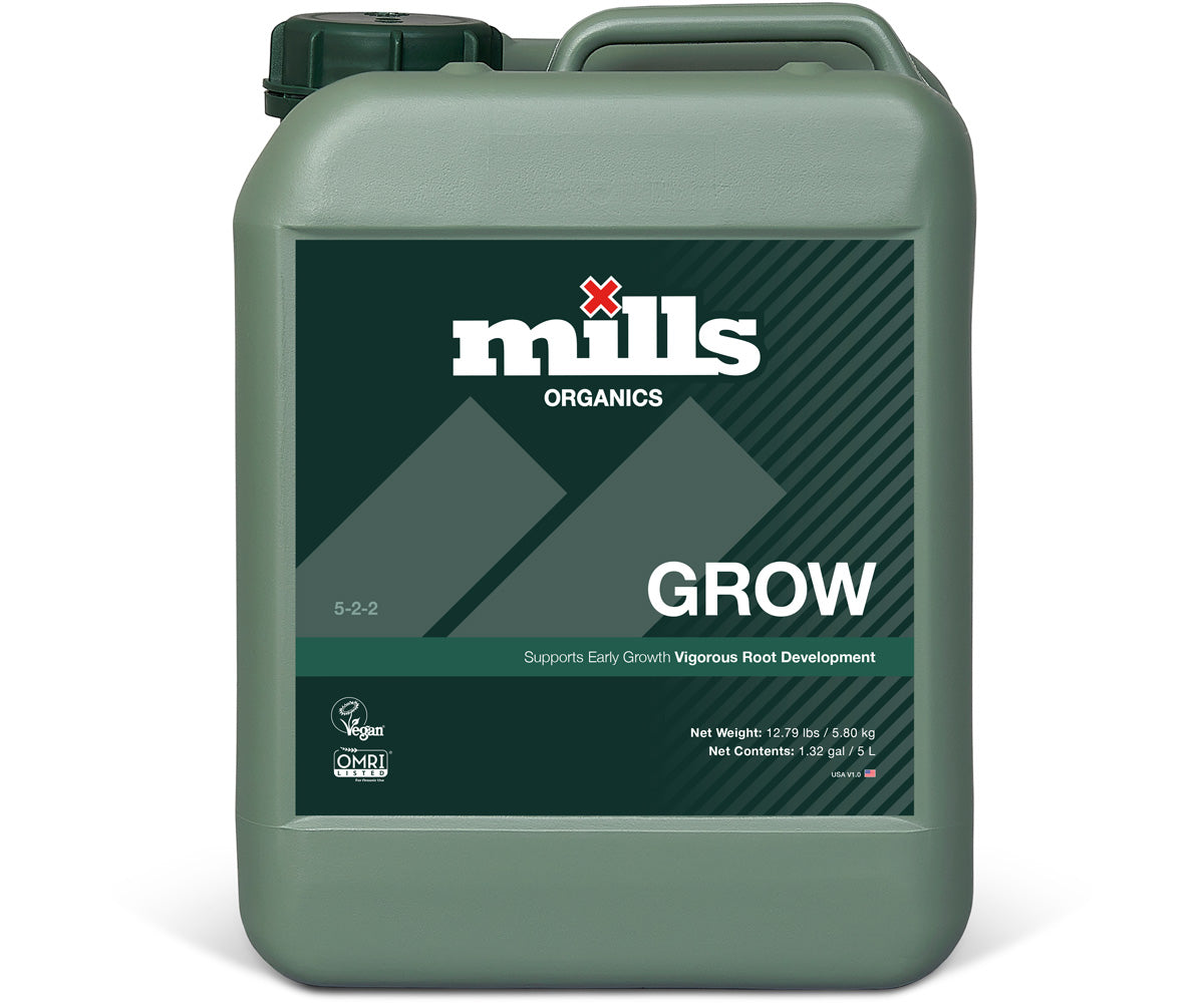 Mills Nutrients - Organics Grow - MILORGGR5L