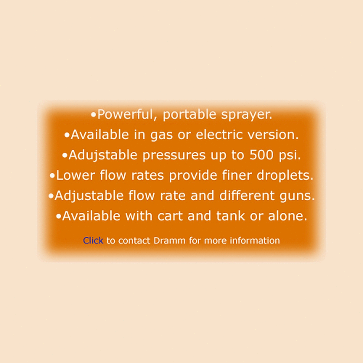 Dramm - MSO Sprayer Package