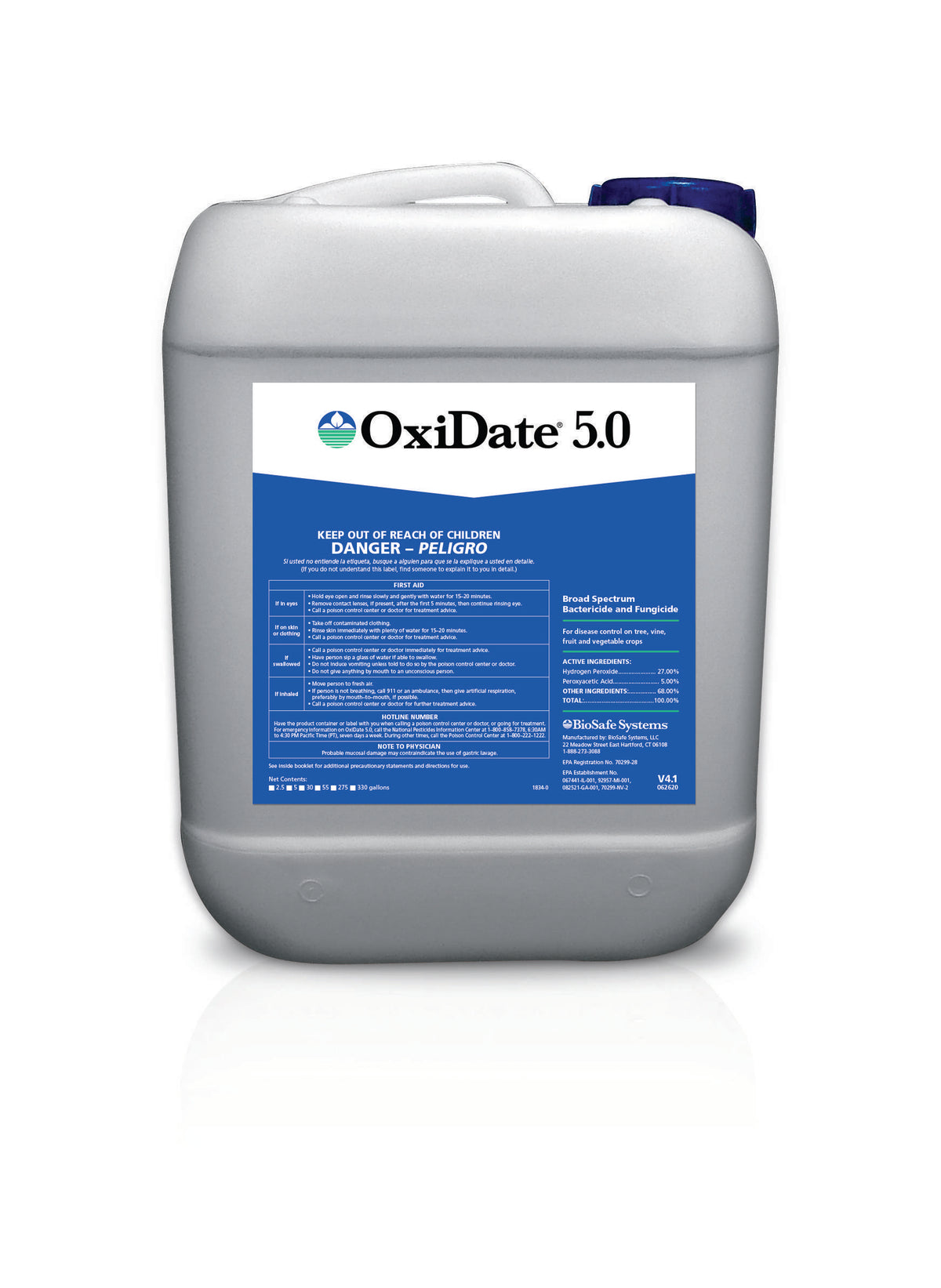 BioSafe Systems - Oxidate 5.0 | BLACK LABEL
