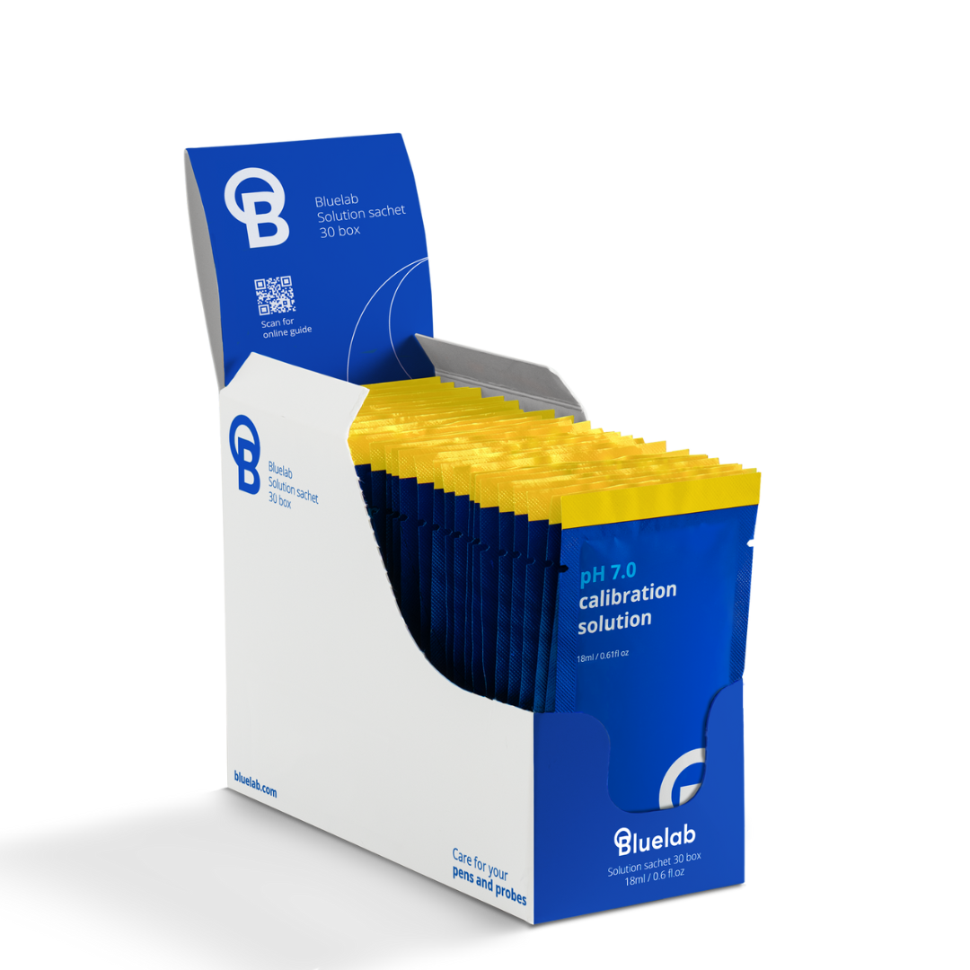 Bluelab Solution Sachet 30 Box - pH 7.0 Calibration Solution