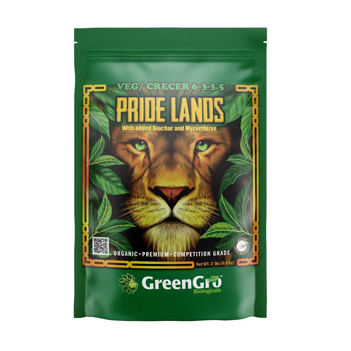 GreenGro Pride Lands Veg 2 lb bag, front of package