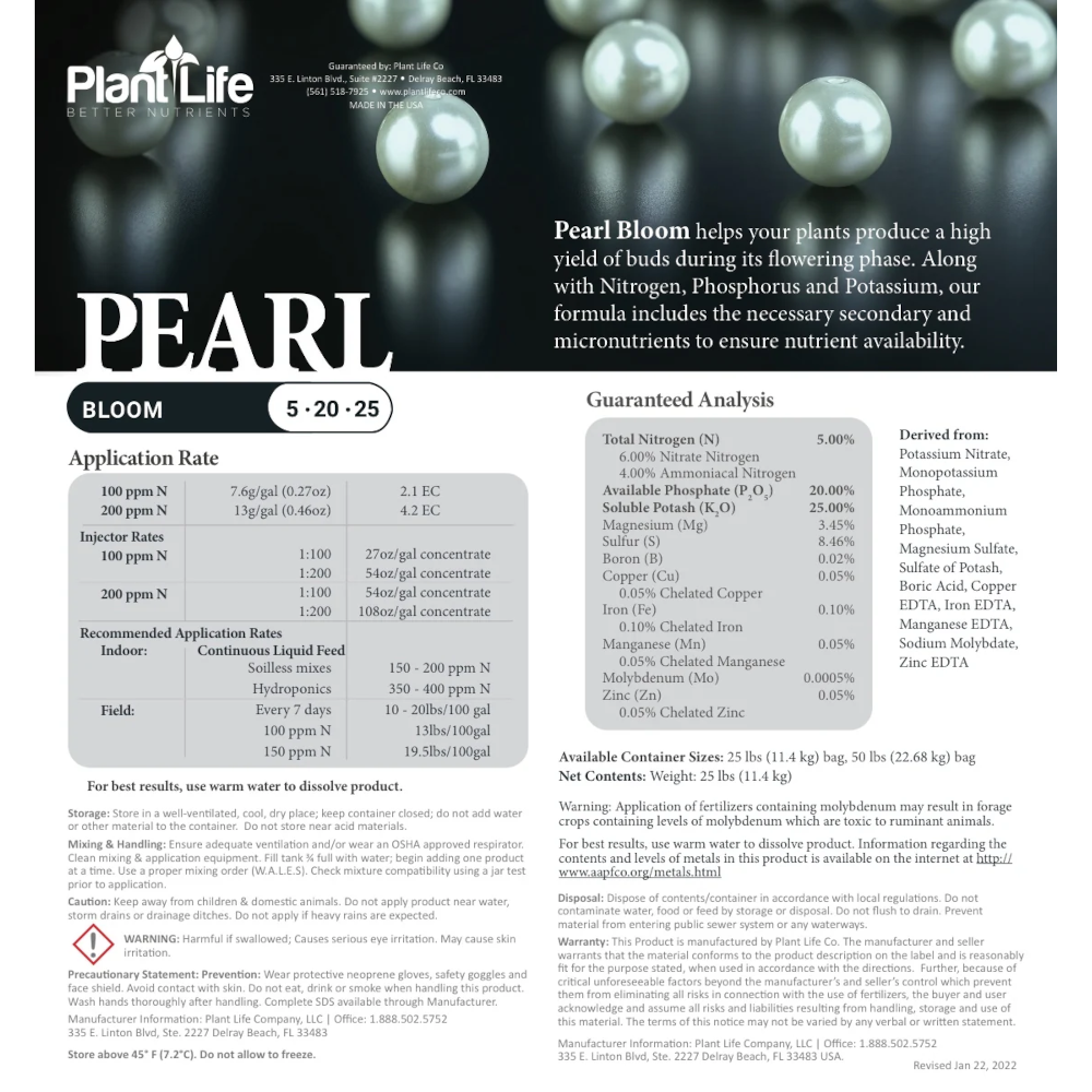 Plant Life PearlBloom 5-20-25