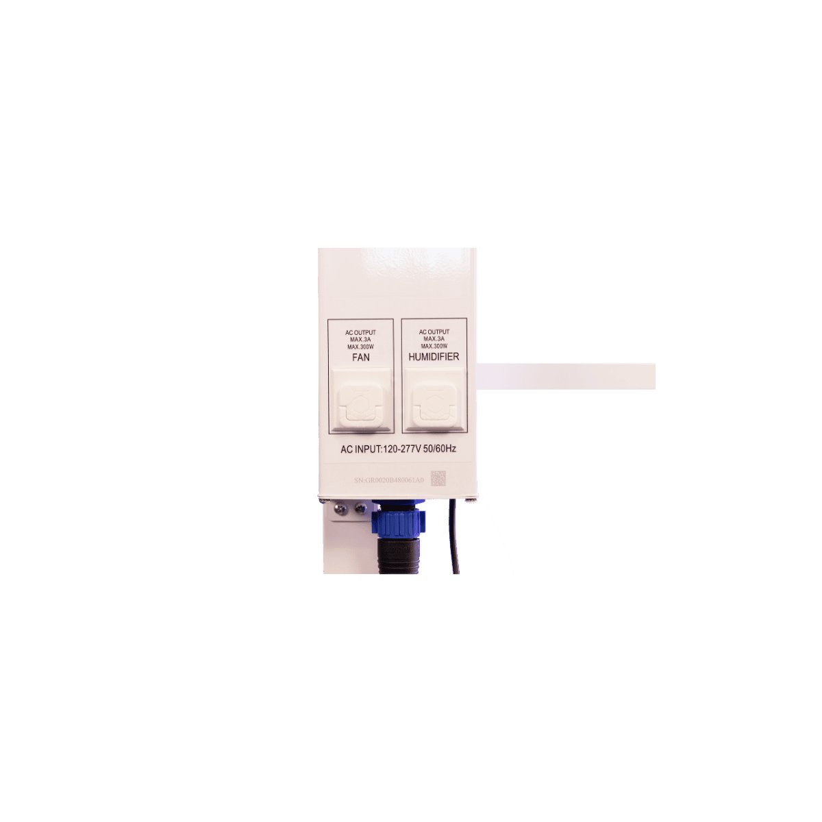 Growers Choice Pro Pod 440W LED clone rack - switched fan and humidifier outlets, 3A 300W