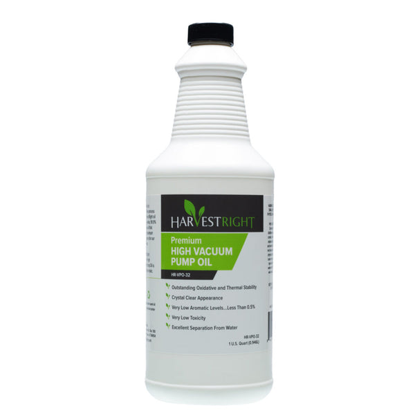 HARVEST RIGHT - VACUUM PUMP OIL 1 QUART (MUST ORDER IN CASE QTY OF 6)