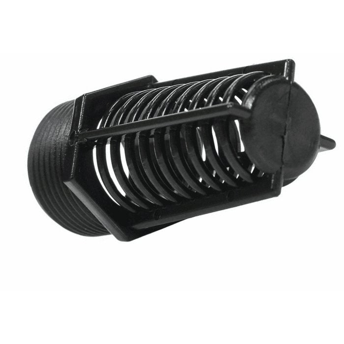 Lifegard 1 in MPT threaded suction strainer, black - hero on white