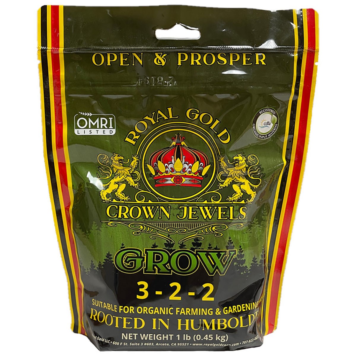 Crown Jewels 1lb 3-2-2 Grow 30/CS