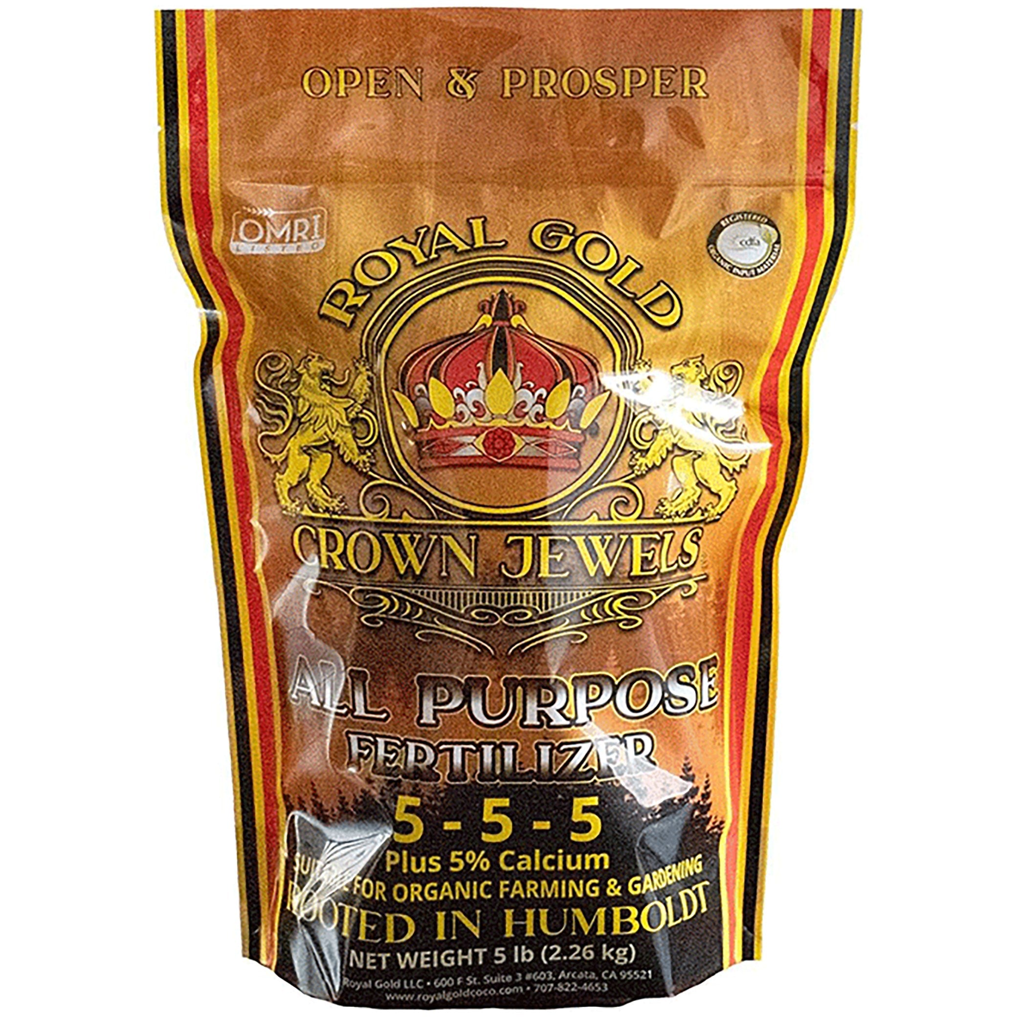 Royal Gold 5# Crown Jewels All Purpose Fertilizer 8/CS