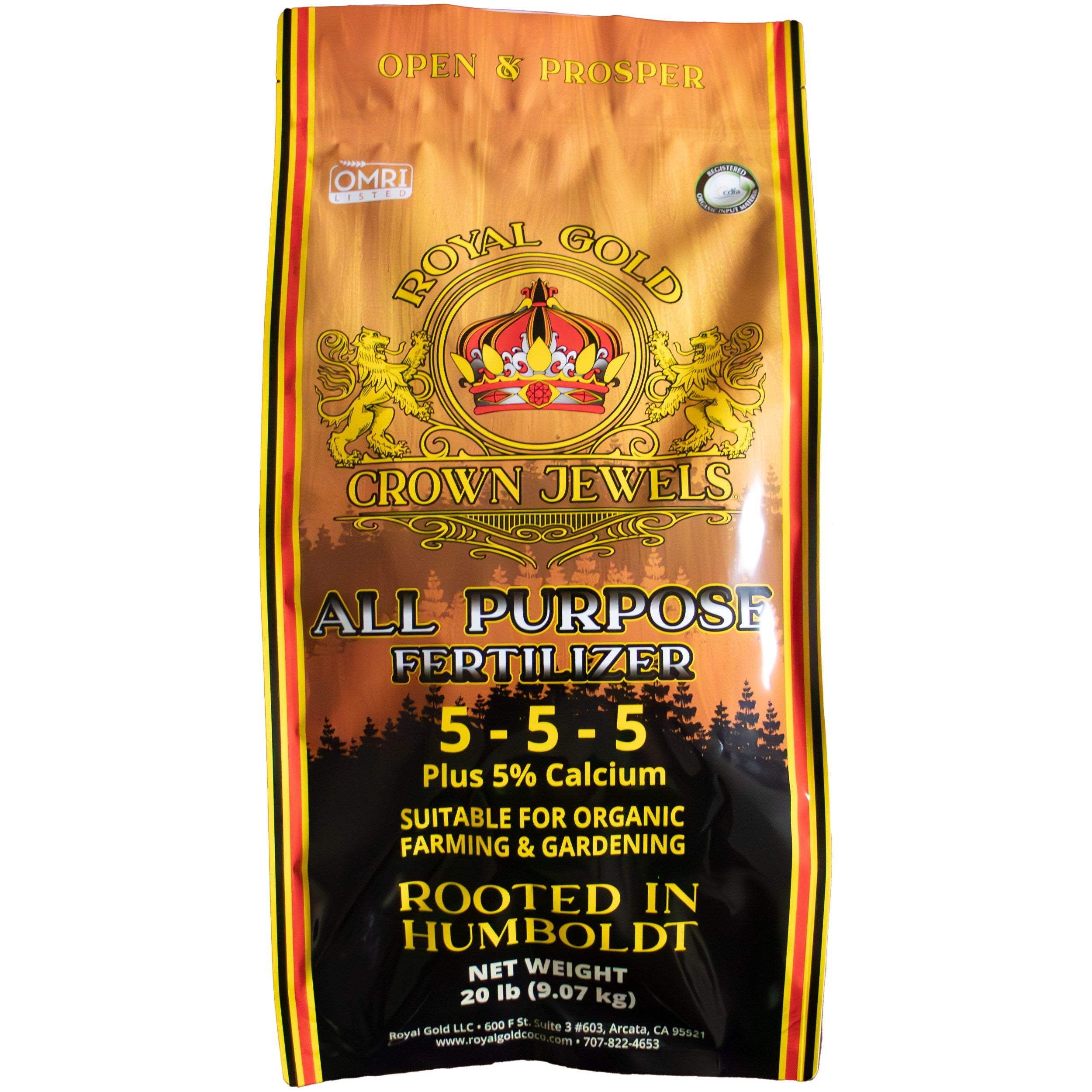 Royal Gold 20# Crown Jewels All Purpose Fertilizer 2/CS