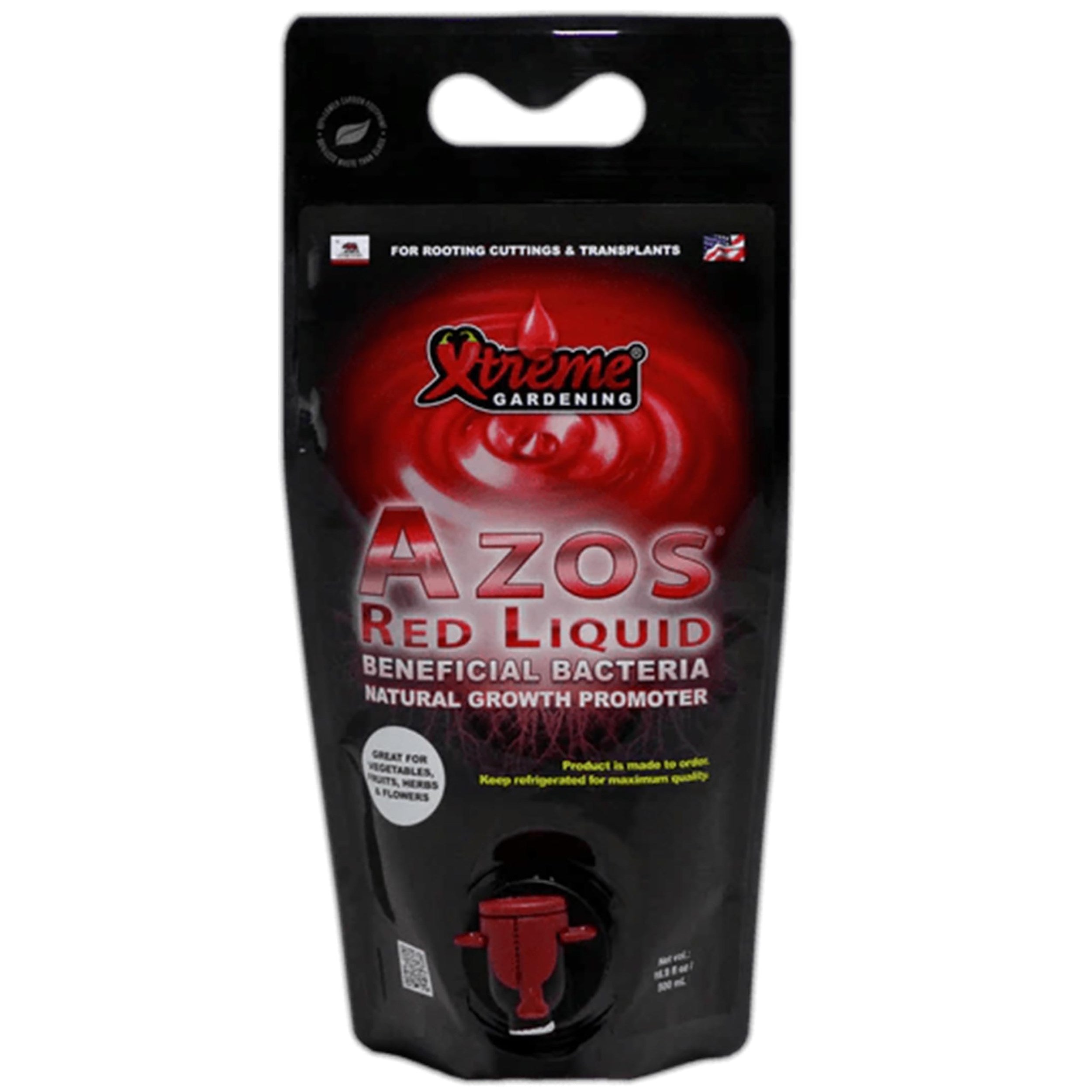 Xtreme Gardening® Azos Red Liquid 750 mL - Black Label Supply llc
