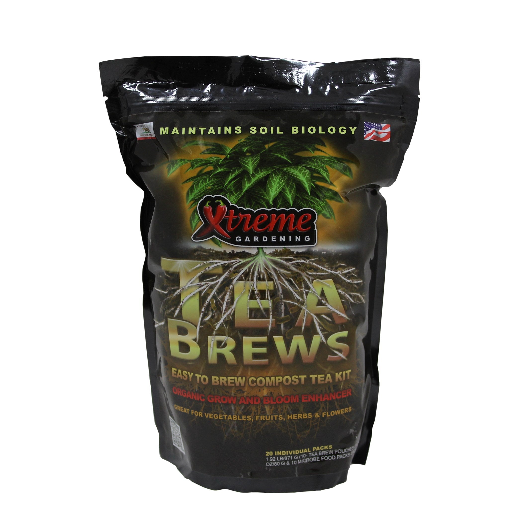 Xtreme Gardening® Xtreme Tea Brews 80 g 20ct Display - Black Label Supply llc