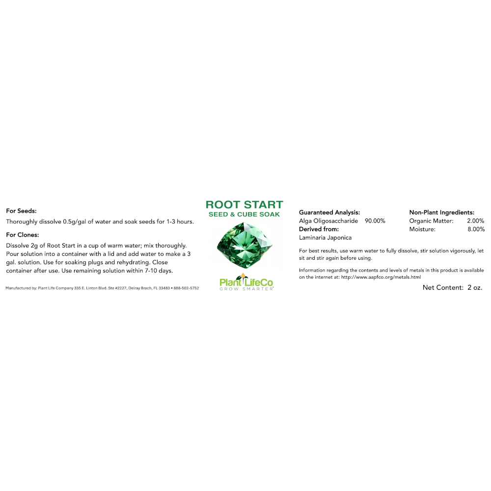 Plant Life - Root Start: Seed & Grow Cube Soak - 2 oz