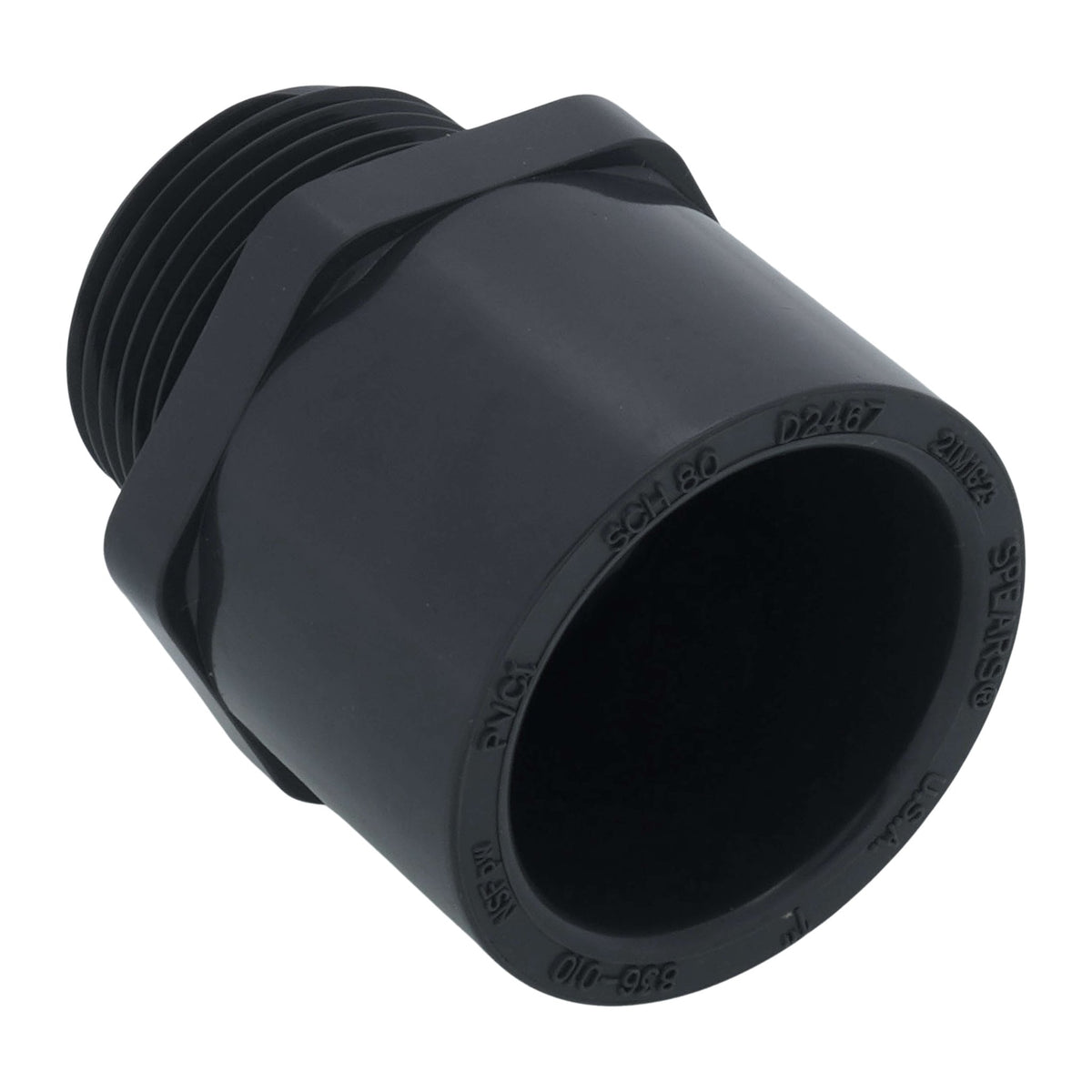 Spears PVC Schedule 80 Male Adapter, MIPT x Socket - view 1